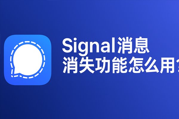 Signal消息消失功能怎么用？