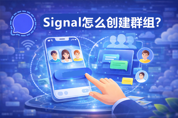 Signal怎么创建群组？
